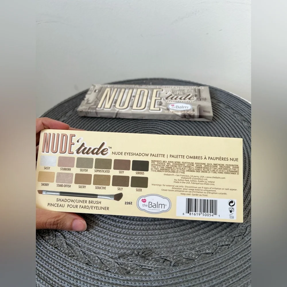 TheBalm Nude'Tude Eyeshadow Palette Neutral Brown Tan
